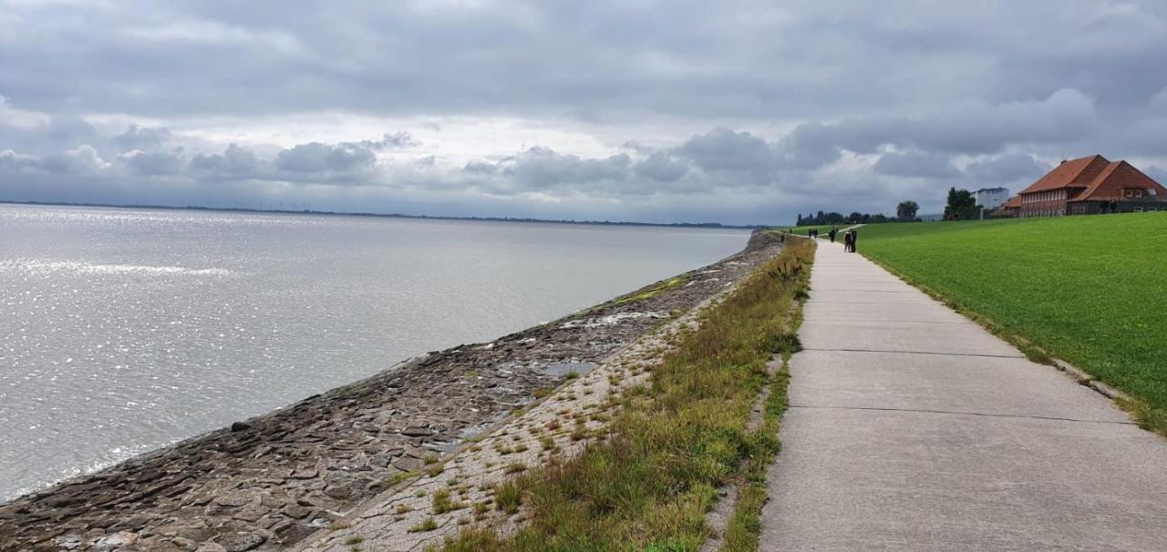 Fewo Mit Meerblick - Direktzugang Zur Nordsee Apartment Wilhelmshaven Bagian luar foto